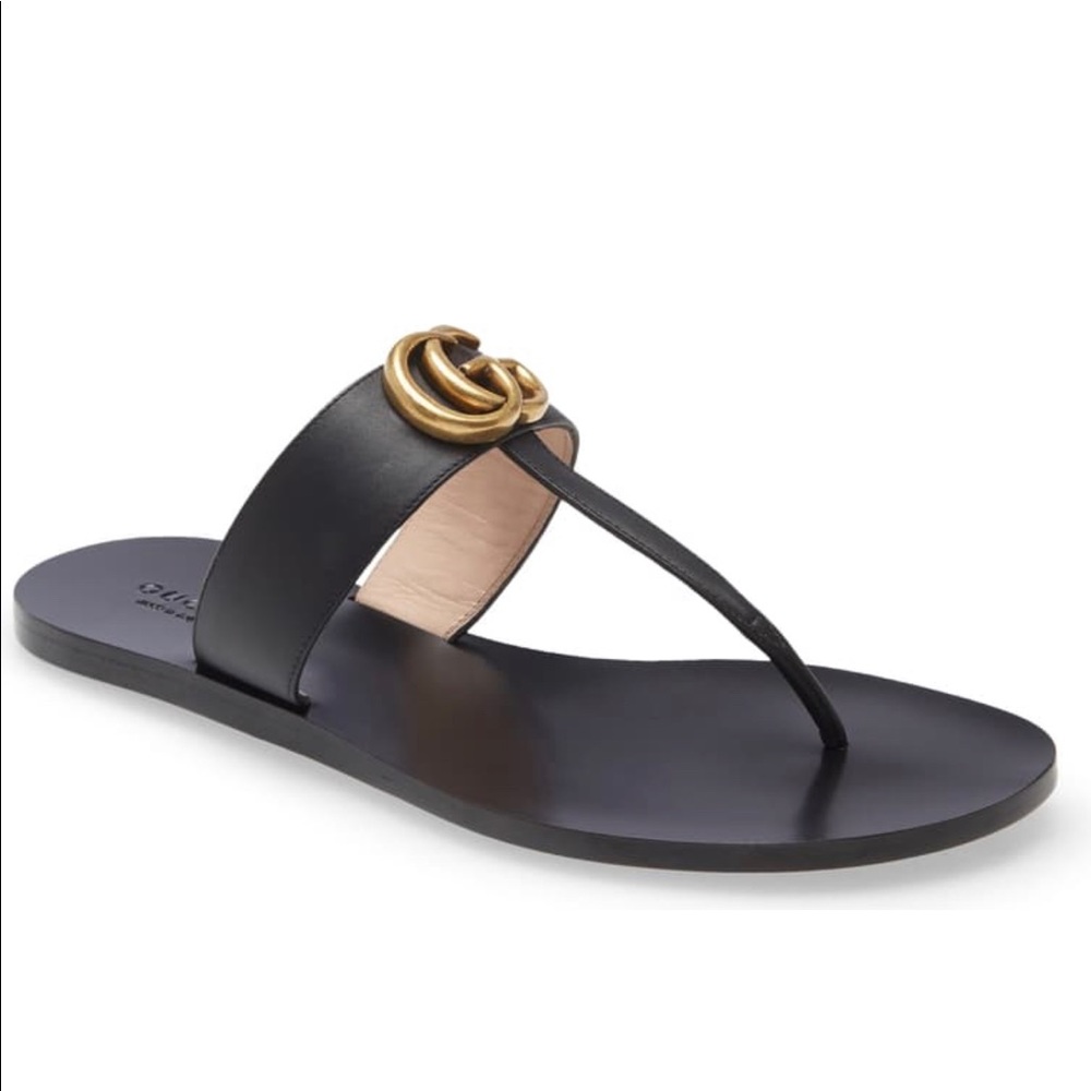 Gucci GG t strap sandal